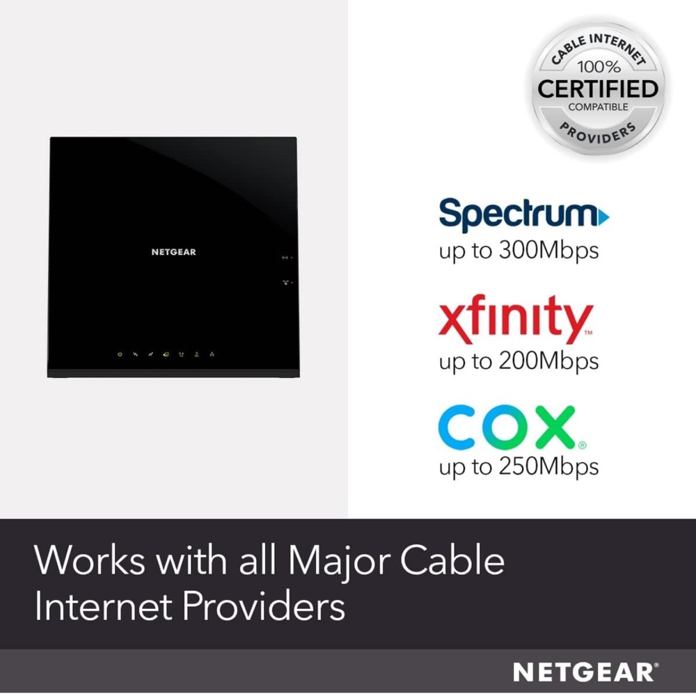 Netgear AC1600 WiFi Cable Modem Router - Picture 3 of 11